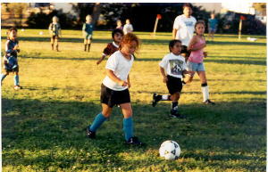 Keep the ball close to your foot ...