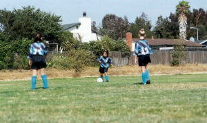 Warming up before the game ...